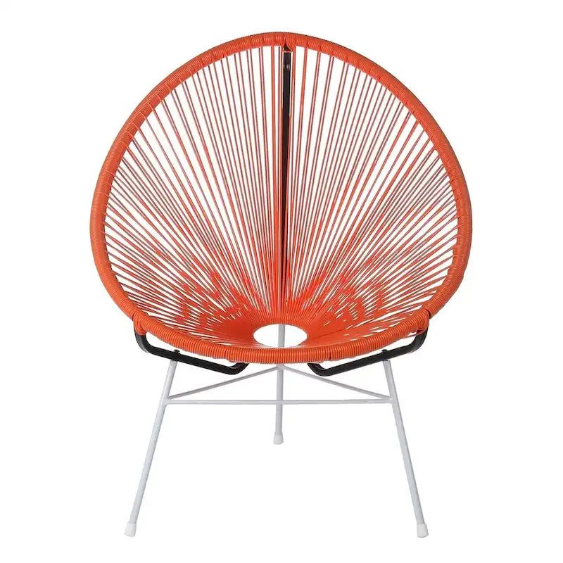 Fauteuil lounge Papasan Acapulco fait main, pour intérieur ou extérieur (Chine)