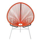 Fauteuil lounge Papasan Acapulco fait main, pour intérieur ou extérieur (Chine)