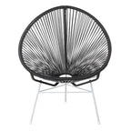 Fauteuil lounge Papasan Acapulco fait main, pour intérieur ou extérieur (Chine)