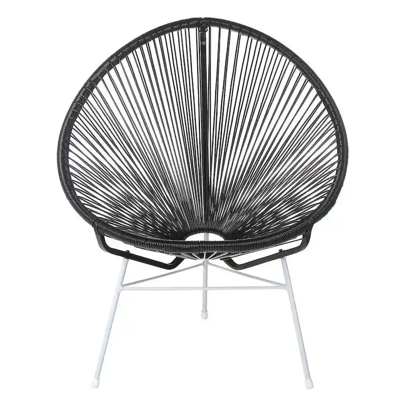 Fauteuil lounge Papasan Acapulco fait main, pour intérieur ou extérieur (Chine)