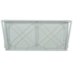 Balançoire de porche extérieure 500 lb, suspendue en osier avec chaînes et coussins