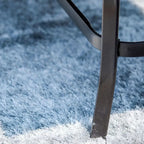 Ensemble de canapés de patio en fer forgé 4 ou 5 pièces avec coussins