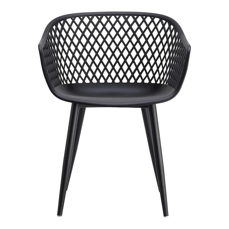 Chaises d'extérieur modernes imperméables Aurelle Home Piola (lot de 2) - 23 x 24 x 32