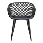 Chaises d'extérieur modernes imperméables Aurelle Home Piola (lot de 2) - 23 x 24 x 32