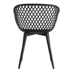 Chaises d'extérieur modernes imperméables Aurelle Home Piola (lot de 2) - 23 x 24 x 32