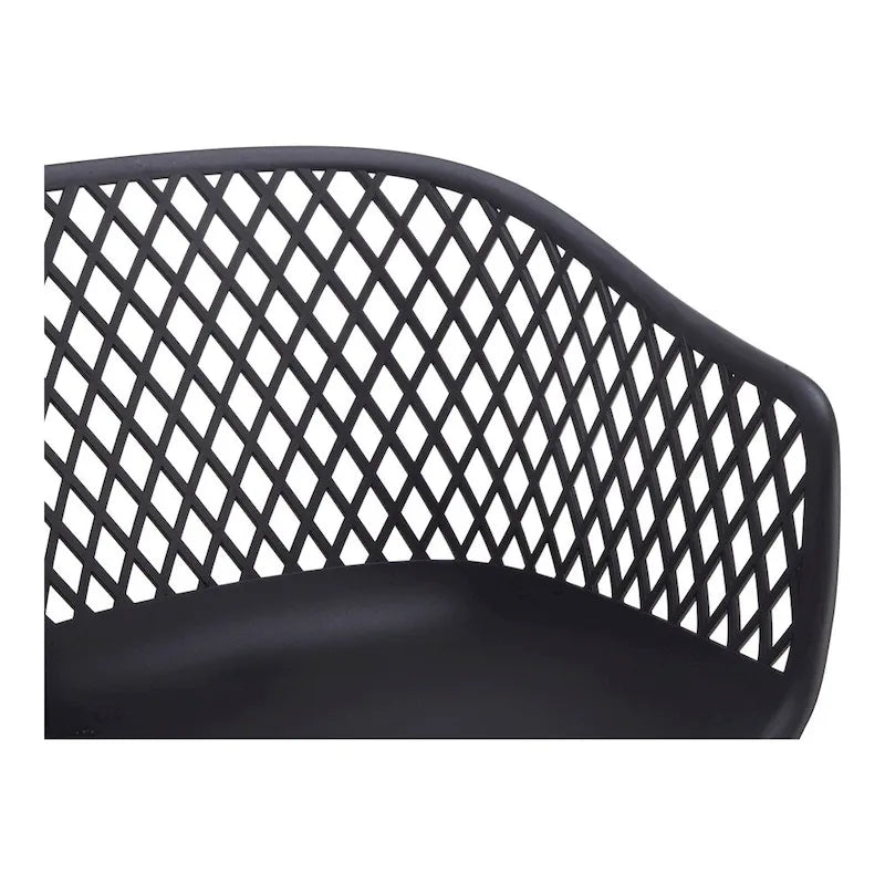 Chaises d'extérieur modernes imperméables Aurelle Home Piola (lot de 2) - 23 x 24 x 32