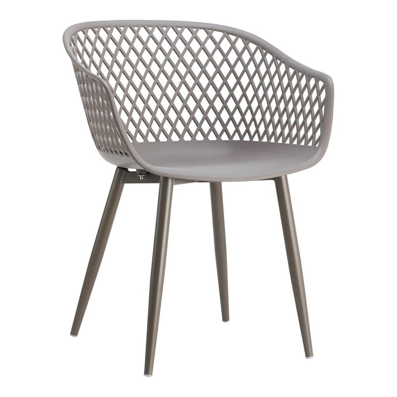 Chaises d'extérieur modernes imperméables Aurelle Home Piola (lot de 2) - 23 x 24 x 32