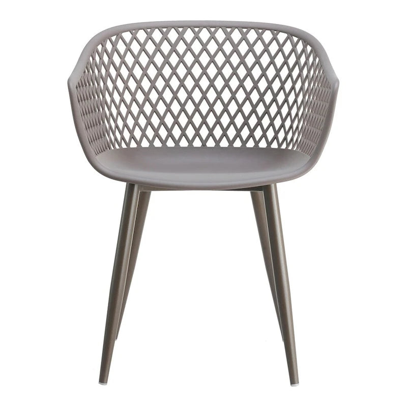 Chaises d'extérieur modernes imperméables Aurelle Home Piola (lot de 2) - 23 x 24 x 32