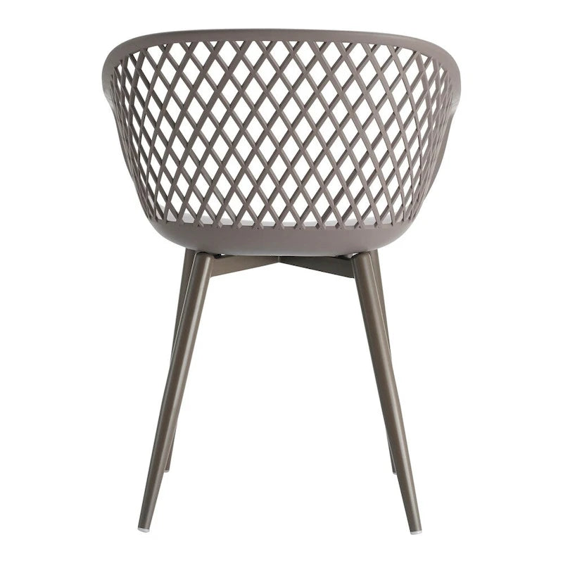 Chaises d'extérieur modernes imperméables Aurelle Home Piola (lot de 2) - 23 x 24 x 32
