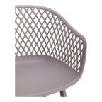 Chaises d'extérieur modernes imperméables Aurelle Home Piola (lot de 2) - 23 x 24 x 32