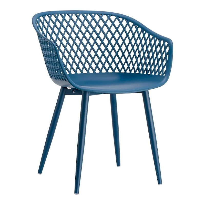 Chaises d'extérieur modernes imperméables Aurelle Home Piola (lot de 2) - 23 x 24 x 32