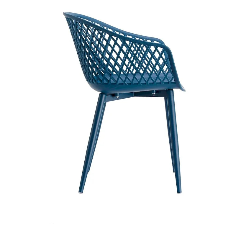 Chaises d'extérieur modernes imperméables Aurelle Home Piola (lot de 2) - 23 x 24 x 32