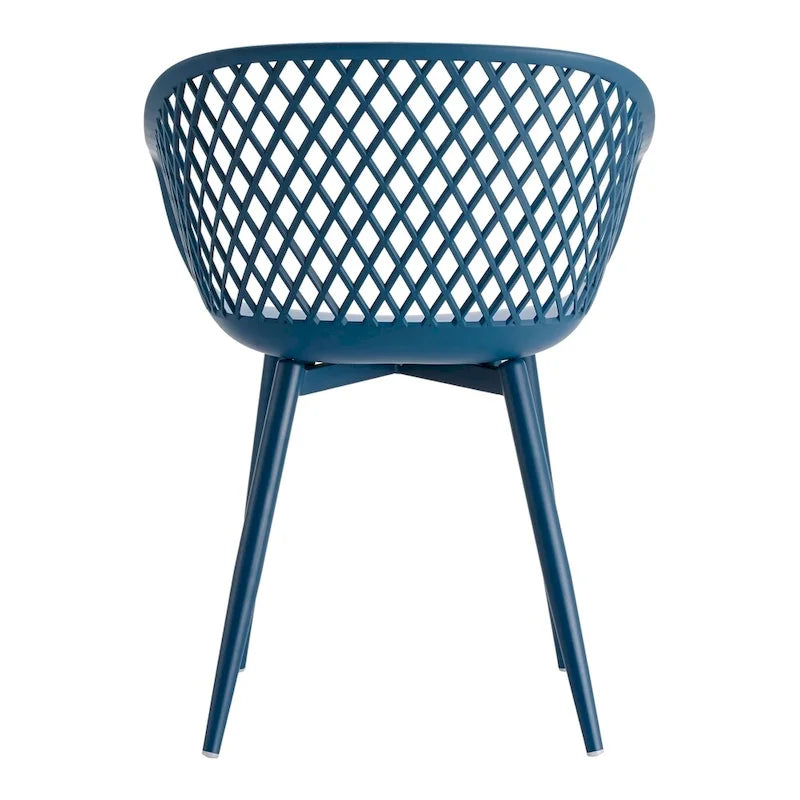 Chaises d'extérieur modernes imperméables Aurelle Home Piola (lot de 2) - 23 x 24 x 32