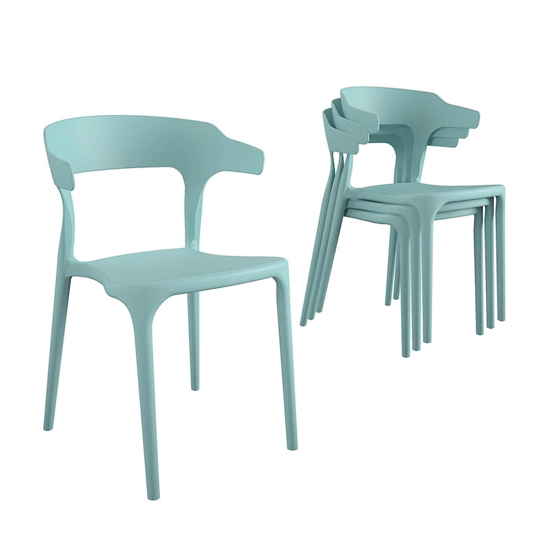 Les chaises de salle à manger empilables Felix de Novogratz Poolside