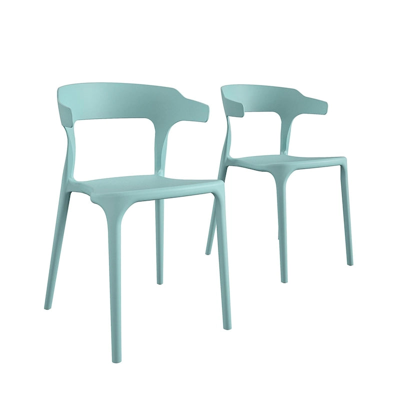 Les chaises de salle à manger empilables Felix de Novogratz Poolside