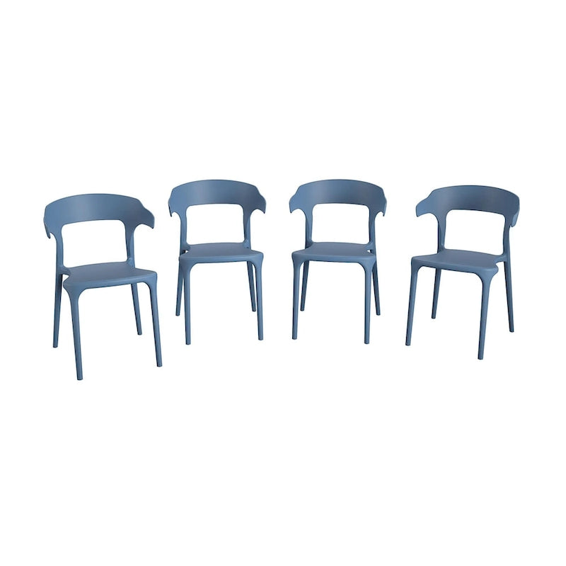 Les chaises de salle à manger empilables Felix de Novogratz Poolside