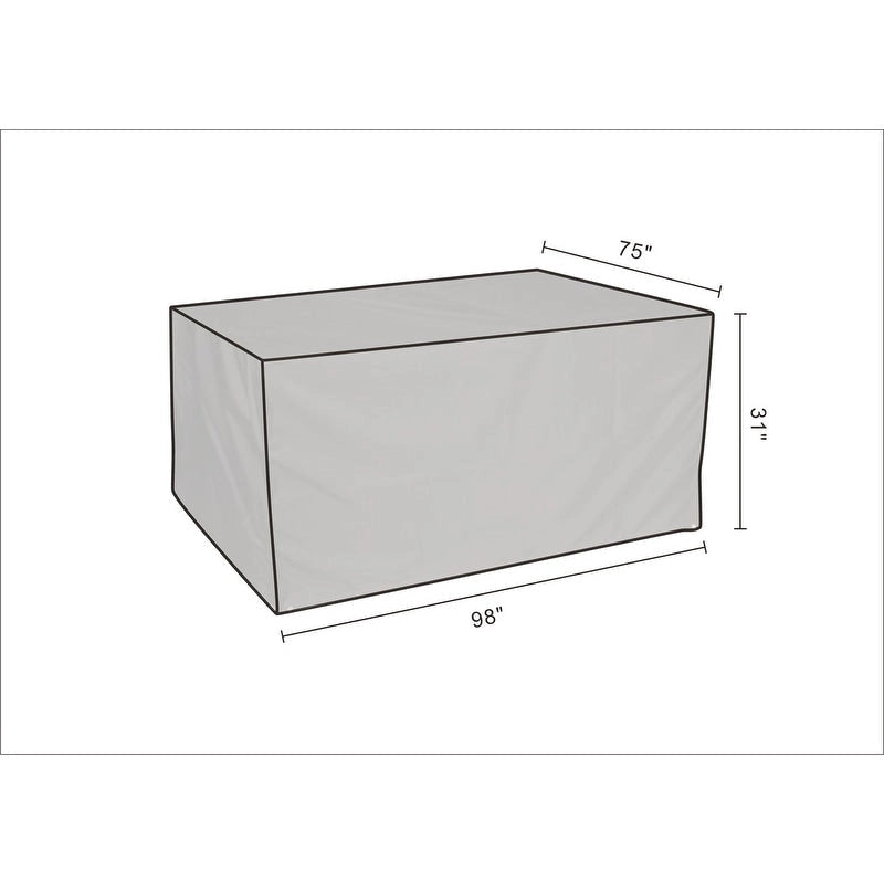 Large Rectangular Weather-proof Furniture Cover for Outdoor Patio Sofa Set