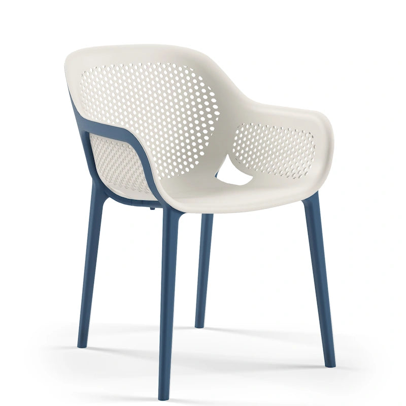 Chaises d'appoint de salle à manger de patio Omax Decor Atra (lot de 2) - Non disponible