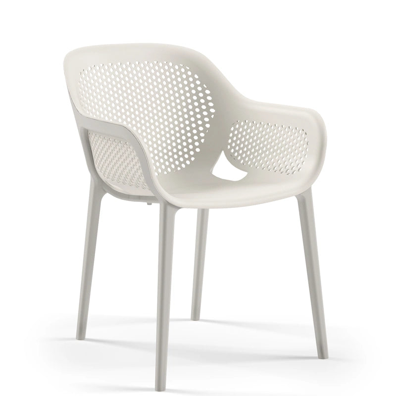 Chaises d'appoint de salle à manger de patio Omax Decor Atra (lot de 2) - Non disponible