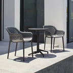 Chaises d'appoint de salle à manger de patio Omax Decor Atra (lot de 2) - Non disponible