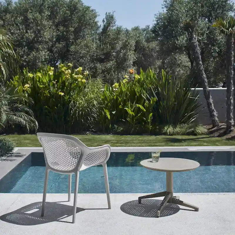 Chaises d'appoint de salle à manger de patio Omax Decor Atra (lot de 2) - Non disponible