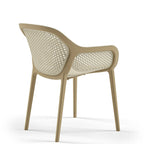 Chaises d'appoint de salle à manger de patio Omax Decor Atra (lot de 2) - Non disponible