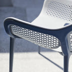 Chaises d'appoint de salle à manger de patio Omax Decor Atra (lot de 2) - Non disponible