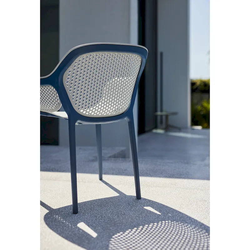 Chaises d'appoint de salle à manger de patio Omax Decor Atra (lot de 2) - Non disponible