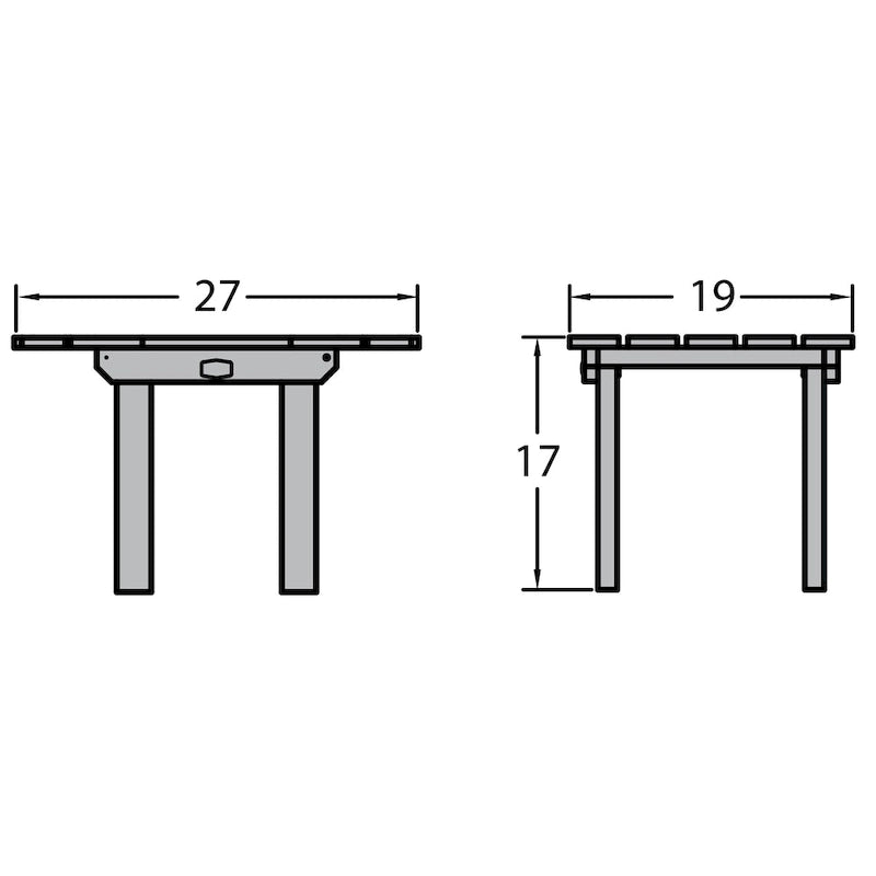 Table d'appoint essentielle et écologique ELK OUTDOORS