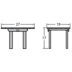 Table d'appoint essentielle et écologique ELK OUTDOORS