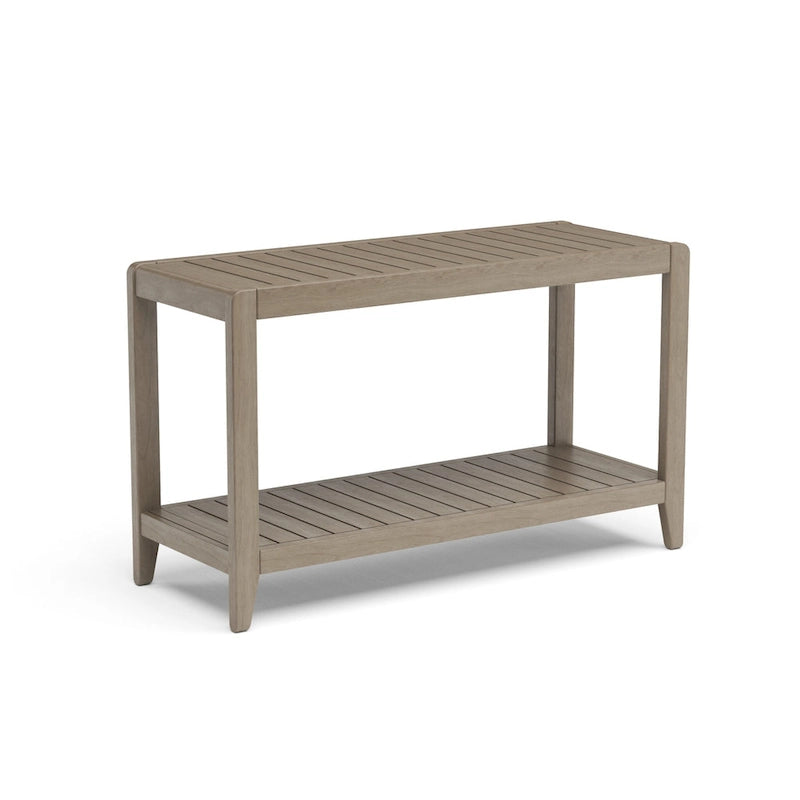 Table basse d'extérieur Homestyles Sustain en bois gris - 46 x 18 x 28