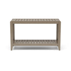 Table basse d'extérieur Homestyles Sustain en bois gris - 46 x 18 x 28