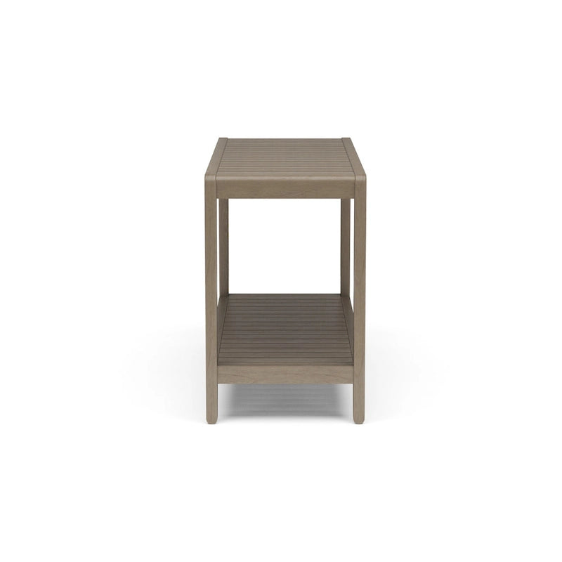 Table basse d'extérieur Homestyles Sustain en bois gris - 46 x 18 x 28