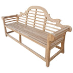 Banc de terrasse extérieur en teck Seven Seas Teak Marlborough, 1,83 m (6 pieds)