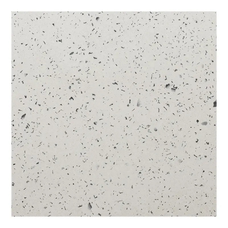 Table de salle à manger d'extérieur moderne Lisette d'Aurelle Home avec plateau en terrazzo