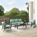 Crosley Kaplan 5Pc Outdoor Sofa Set - 147 W x 68.5 D x 32 H