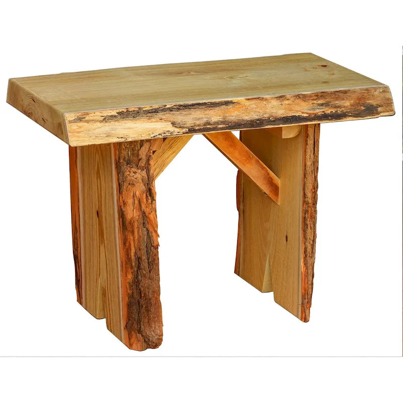 Banc Wildwood de 60 cm en bois de robinier à bord naturel