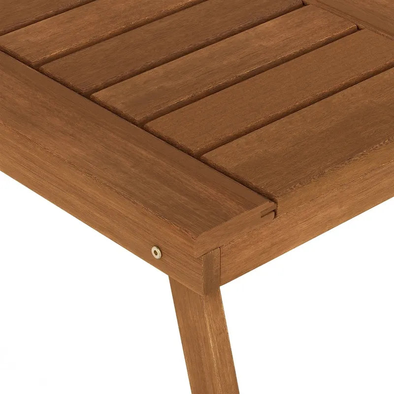 Table basse pliante d'extérieur en bois dur Furinno Tioman