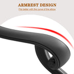 Fauteuil de salle à manger empilable pour patio avec coussin de couleurs aléatoires (ensemble de 4)