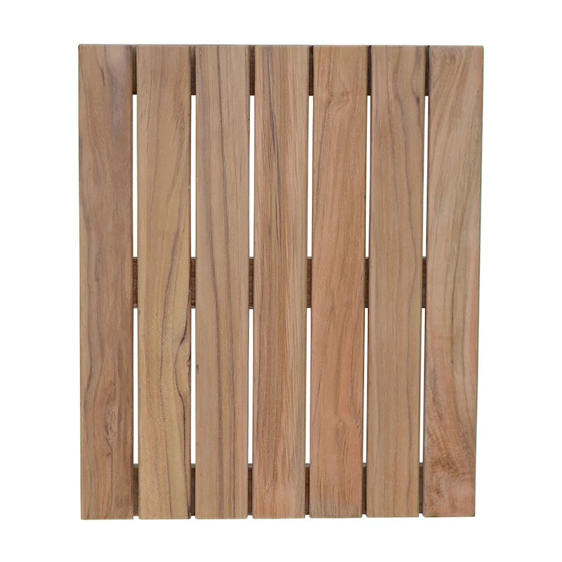 Banc mural d'extérieur en teck - Pliable - Non applicable