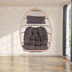 Fauteuil suspendu en rotin pour jardin extérieur