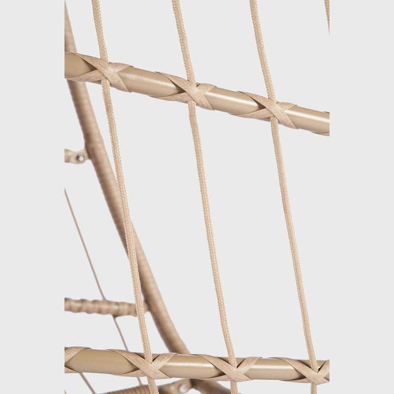 Fauteuil suspendu en rotin pour jardin extérieur