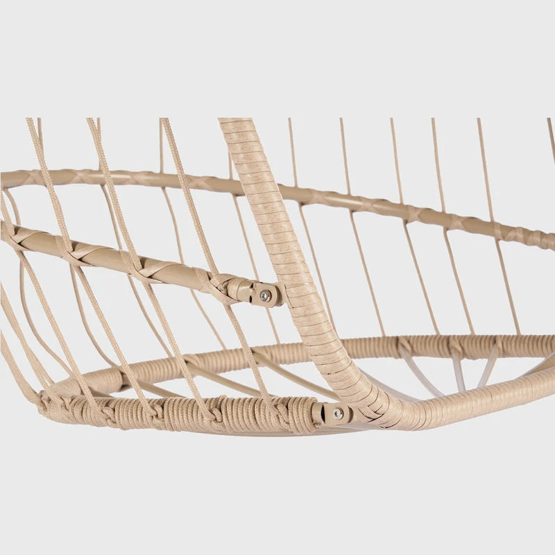 Fauteuil suspendu en rotin pour jardin extérieur