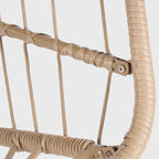 Fauteuil suspendu en rotin pour jardin extérieur