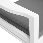 Ensemble de mobilier de patio vidaXL 4 pièces, table et chaises, plastique - 30,7 x 21,7 x 15