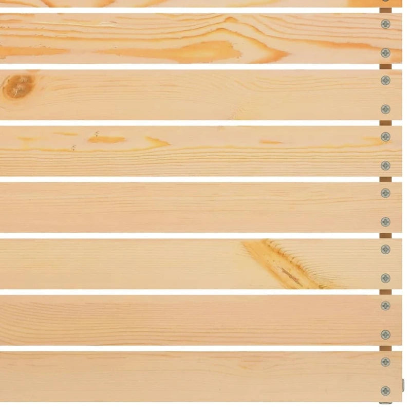 Ensemble de mobilier de patio vidaXL 3 pièces, canapé d'angle d'extérieur en pin massif