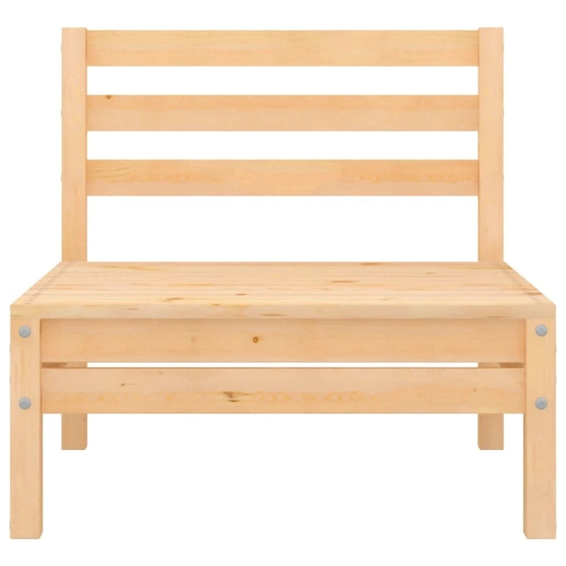 Ensemble de mobilier de patio vidaXL 3 pièces, canapé d'angle d'extérieur en pin massif