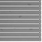 Ensemble de mobilier de patio vidaXL 3 pièces, canapé d'angle d'extérieur en pin massif