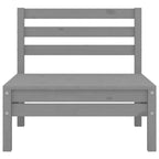 Ensemble de mobilier de patio vidaXL 3 pièces, canapé d'angle d'extérieur en pin massif