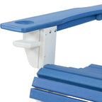Chaise Adirondack d'extérieur Sunnydaze tout temps avec porte-gobelet